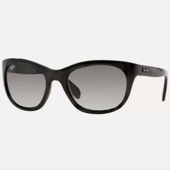 NEW RAY-BAN RB 4216 601/11 BLACK/GREY SMOKE GRADIENT AUTHENTIC SUNGLASSES 56-20 - Picture 1 of 17